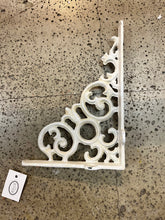 Load image into Gallery viewer, Ivory Cast Iron Scroll Bracket
