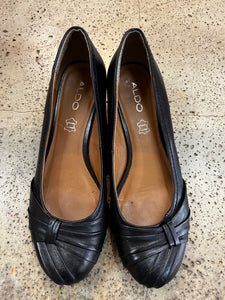 Aldo Leather Wedge Flats (Size 8)