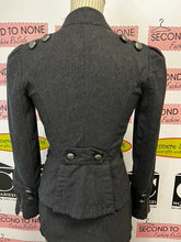 Charger l&#39;image dans la galerie, Charcoal Military Crop Jacket (Size 0)
