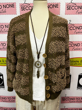 Load image into Gallery viewer, Brown Slub Cardigan (Size M)
