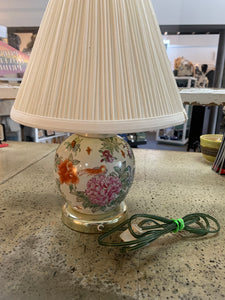 Asian Inspired Floral Table Lamp