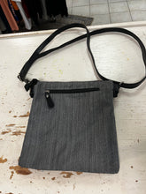 Load image into Gallery viewer, Roots Grey Double Crossbody
