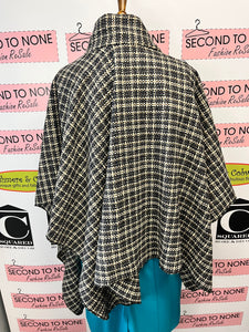 Plaid Poncho (One Size)