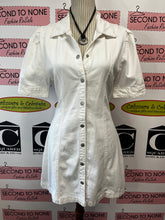 Cargar imagen en el visor de la galería, Lone Star White Denim Dress (Size L)
