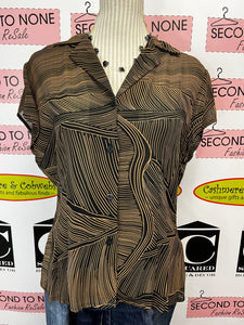 Nygard Sheer Button Up (Size 10)