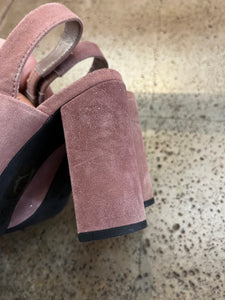 Geox Sparkly Suede Heels (Size 38=7)