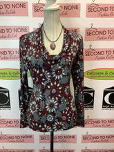 Load image into Gallery viewer, East 5th Cowl Neck Blouse (Size M/L)
