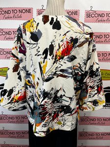 Joseph Ribkoff Abstract Top (Size 16)