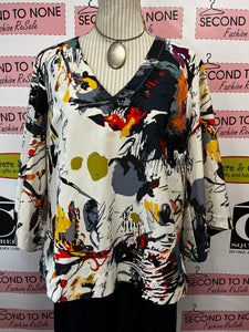 Joseph Ribkoff Abstract Top (Size 16)