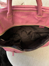Load image into Gallery viewer, Matt &amp; Nat Pink Vegan Leather Messenger Bag
