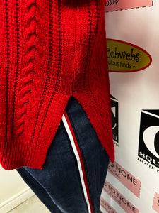 Dex Red Knit Sweater (Size XS)