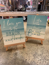 Load image into Gallery viewer, Beach Easel Signs (2 Styles)
