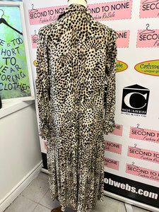 Leopard Print Maxi Dress (Size M)