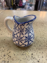 Load image into Gallery viewer, Blue &amp; White Handled Jugs (5 Styles)
