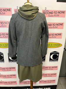 Grey Pea Coat (Size S)