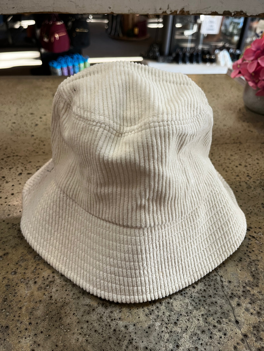 Ribbed Bucket Hat (One Size)