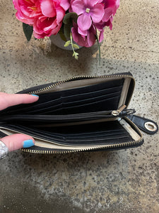 PinkStix Black Wallet