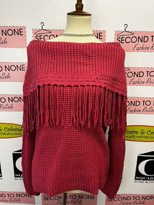 Spanner Off The Shoulder Sweater (Size L)