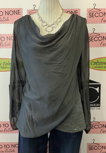 Draped Italian Made Top (Size M)