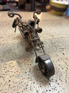 Antique Welded Motorcycle (Small)