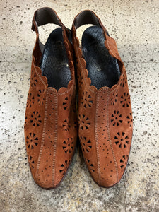 Rieker Slingback Eyelet Shoes (Size 9)