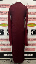 Load image into Gallery viewer, Burgundy Sparkly Cape Sleeve Dress (Size XXL)
