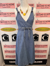 Load image into Gallery viewer, Wrap Denim Dress (Size 38=Small)
