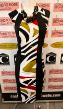 Load image into Gallery viewer, Joseph Ribkoff Abstract-Print Dress (Size M)

