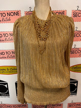 Charger l'image dans la galerie, Joie Gold Shimmer Blouse (Size M)
