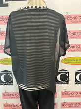 Load image into Gallery viewer, Mixed Printed Sheer Overlay &amp; Tank (Size M)
