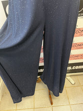 Cargar imagen en el visor de la galería, Sparkly Pallazzo Pants (2 Colours) (Navy and Black)
