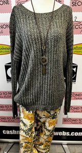 Tribal Green Sweater (Size L)