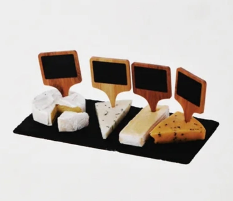 Slate Cheese Board With Chalkboard Markers