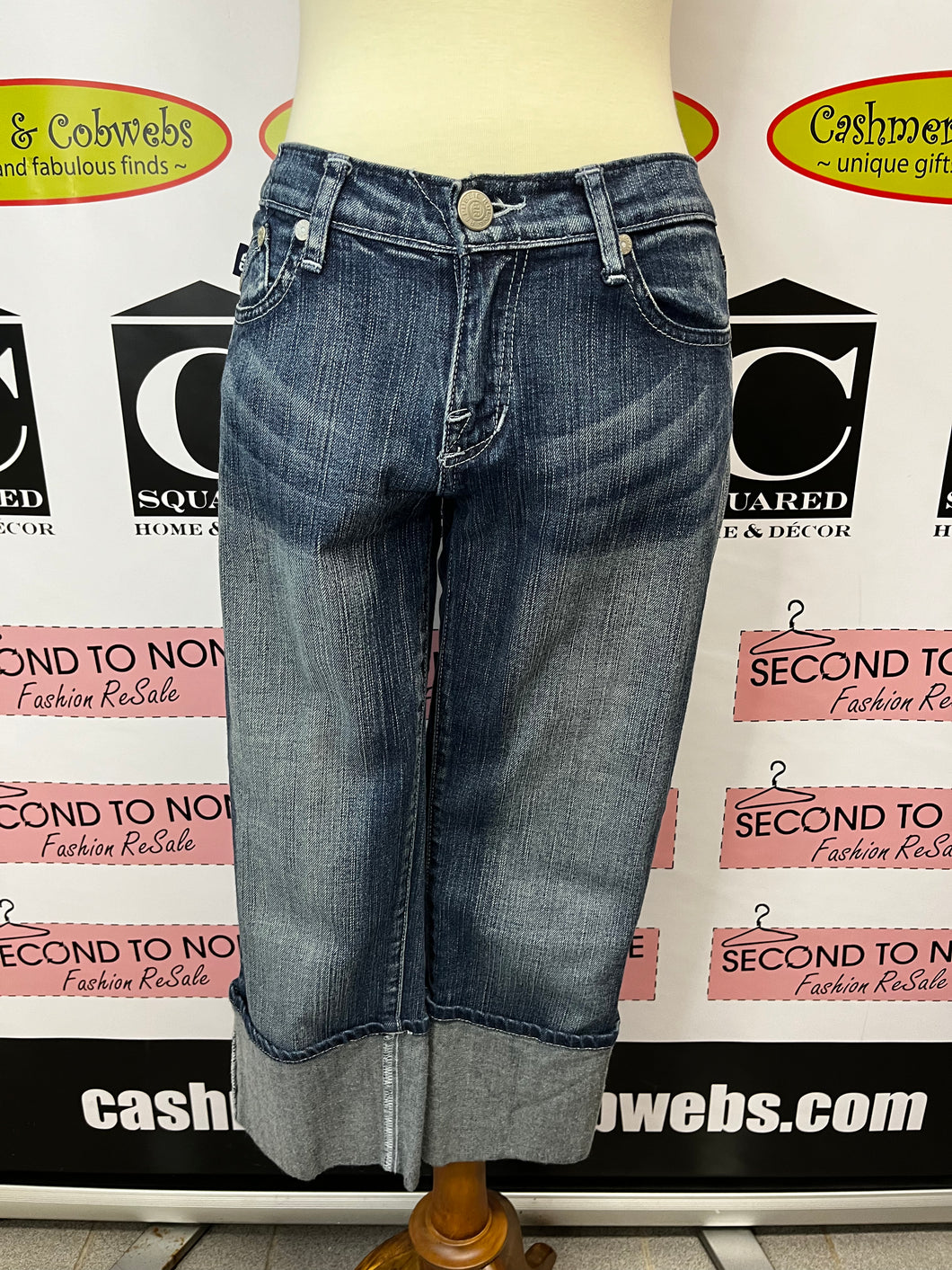 Rock & Republic Denim Capris (Size 28)