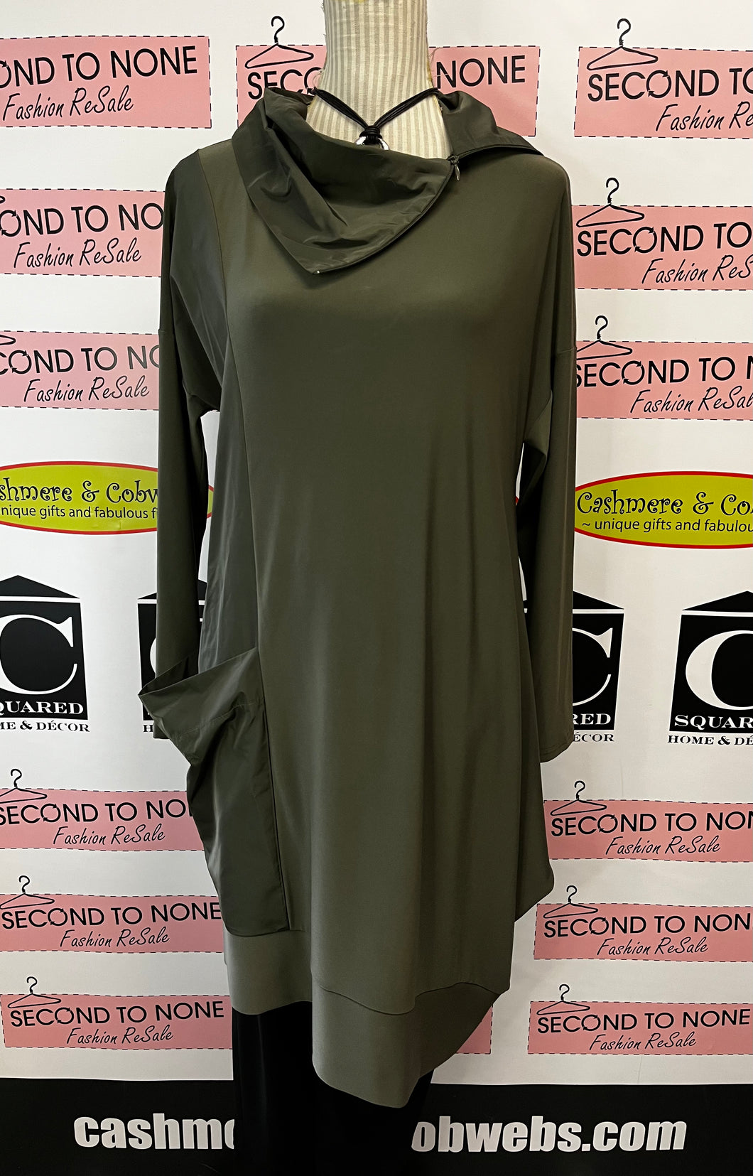 Joseph Ribkoff Asymmetric Dress (Size 6)