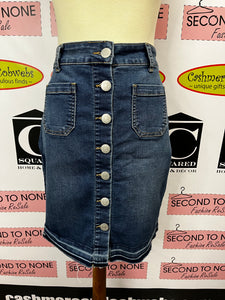 Guess Denim Skirt (Size L)