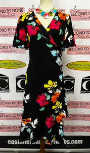 Joseph Ribkoff Floral Dress (Size 10)