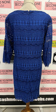 Load image into Gallery viewer, Laura Plus Royal Blue Lace Dress (Size 22)
