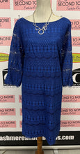 Load image into Gallery viewer, Laura Plus Royal Blue Lace Dress (Size 22)
