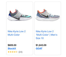 Load image into Gallery viewer, Nike Kyrie Low 2 Multi-Colour Basketball Shoes (Size 10 Women’s/8 Men’s)
