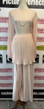 Load image into Gallery viewer, *AS IS* Baby Pink Pleated Top &amp; Pant Set (Size Tall M)
