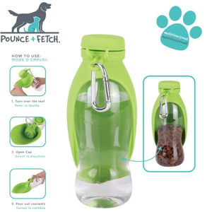 Bouteille d'eau pour animaux de compagnie Flip Leaf (3 couleurs)