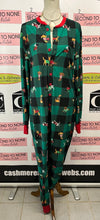 Cargar imagen en el visor de la galería, “Here Comes Santa Paws” Dog Print Onesie (Size L)
