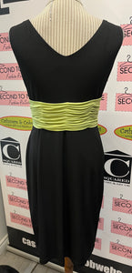 Précis Petite Green & Black Dress & Jacket Set (Size 10)