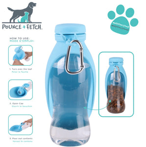 Bouteille d'eau pour animaux de compagnie Flip Leaf (3 couleurs)