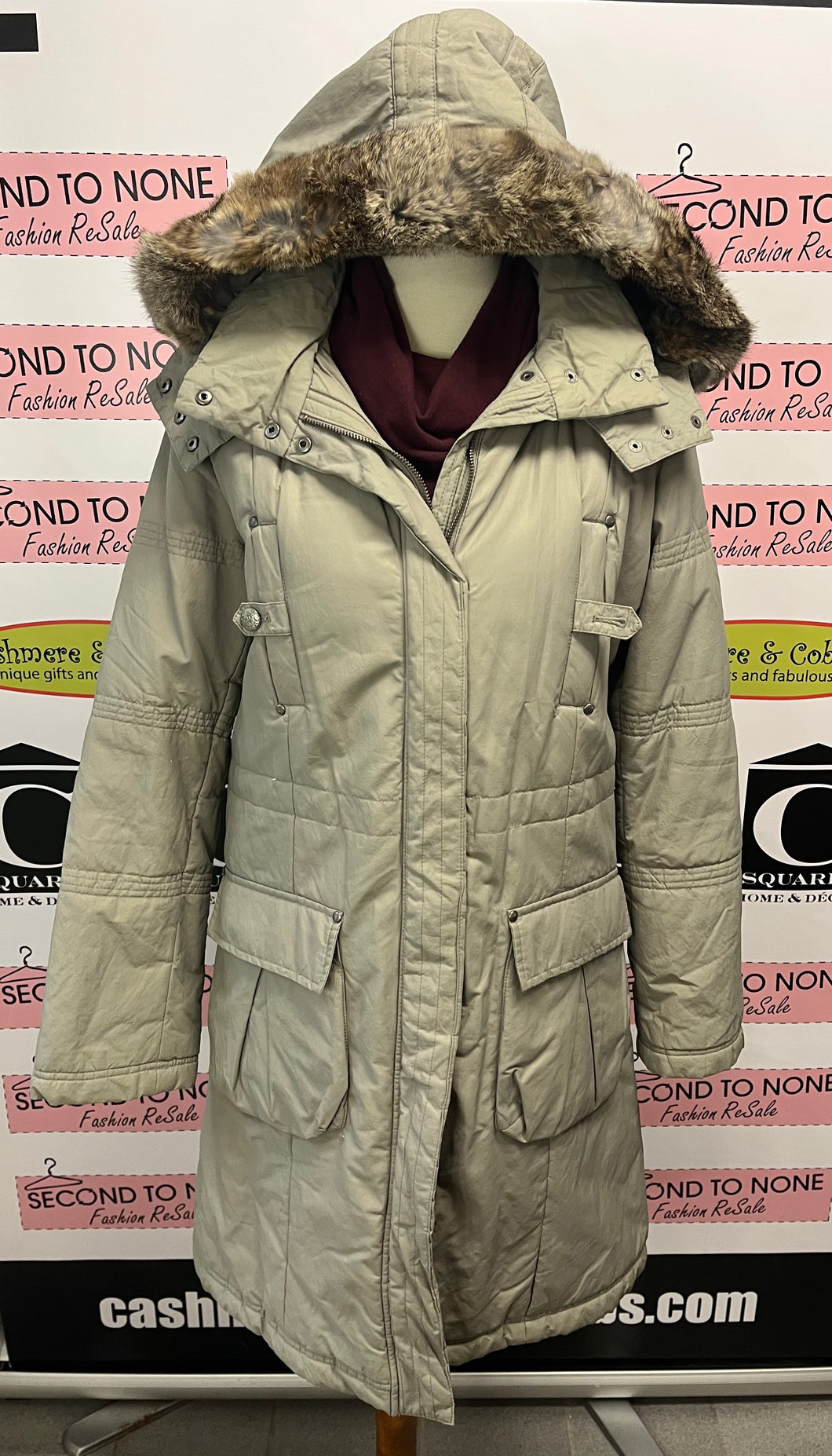 Olsen Long Winter Coat (Size S/M)