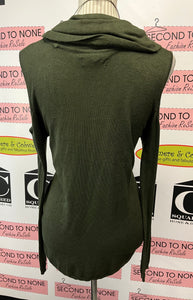 David Bitton Buffalo Cowl Neck Cold Shoulder Top (Size M)