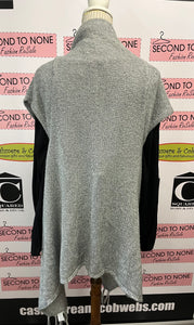 Penningtons Knit Draped Front Vest (Size XL/XXL)