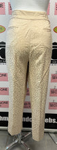 Cargar imagen en el visor de la galería, Ruby Rd Monochrome Cream Animal Print Trousers (Size 12)
