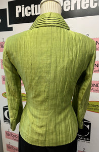 Précis Petite Green & Black Dress & Jacket Set (Size 10)